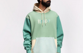 Толстовка Color Block Rubber Logo Hoodie Multi 2021