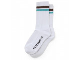 SKATE CO. Stripe Socks White/Brown/Mint 2022 недорого