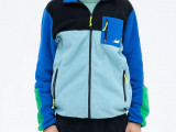 Alameda Color Block Polar Fleece Jacket Black & Royal 2022 недорого