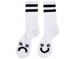SKATE CO. Happy Sad Socks HO21 White 2021 недорого