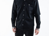 L/S Madison Shirt Black/Wax 2022 недорого
