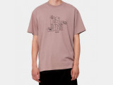 S/S Stoneage T-Shirt Earthy Pink / Black 2021 недорого