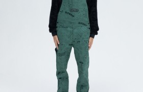 Брюки Scribble Cotton Twill Overalls Forest Green 2022