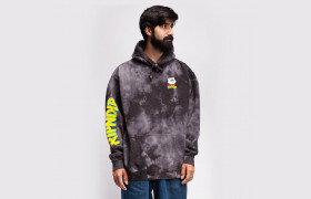 Толстовка Nermby Hoodie Black Lightning Wash 2021