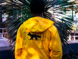 x MAISON KITSUNÉ Hooded Long Jacket недорого