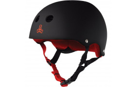 Шлем для скейтборда Sweatsaver Helmet BLK RBR/RED 2021