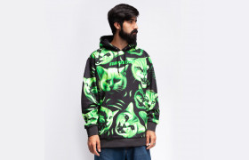 Толстовка Neon Nerm Hoodie Black 2021