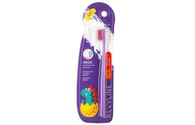 Детская зубная щетка Kids S4800 сиреневая - малиновая, Soft