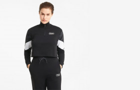 Толстовка Rebel Half-Zip Crew Neck Women's weater