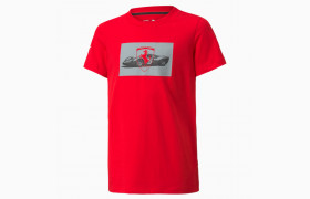 Детская футболка Scuderia Ferrari Race Chequered Flag Youth Tee