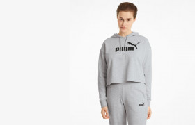 Толстовка Esentials Logo Cropped Women's Hoodie