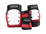 Комплект защиты для скейтборда детский PRO-TEC Street Jr 3-Pack Red White Black 2021 недорого