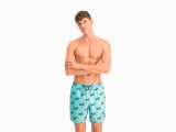 Swim Men's No. 1 Logo All-Over-Print Mid Shorts недорого