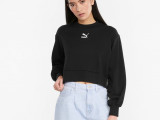 Classics Puff Sleeve Crew Neck Women's Sweatshirt недорого