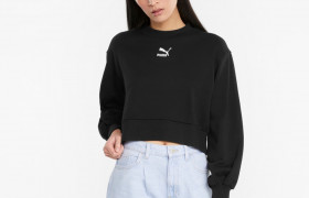 Толстовка Clasics Puff Sleeve Crew Neck Women's Sweatshirt