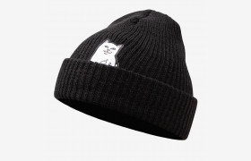 Шапка Lord Nermal Ribbed Beanie Black 2021