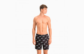 Шорты для плавания Swim Men' No. 1 Logo All-Over-Print Mid Shorts
