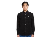 L/S Madison Fine Cord Shirt Black / White 2022 недорого