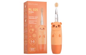 Электрическая звуковая зубная щетка RL 025 Panda, персиковая