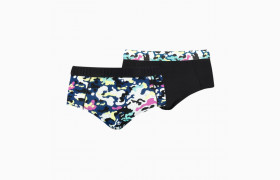 Женское нижнее белье Women's Printed Mini hort 2 Pack