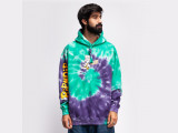 Ripnstone Hoodie Purple & Teal Spiral Tie Dye 2021 недорого