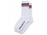 SKATE CO. Stripe Socks White/Black/Rust 2022 недорого