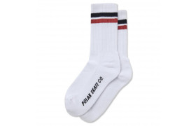 Носки SKATE CO. Stripe Socks White/Black/Rust 2022